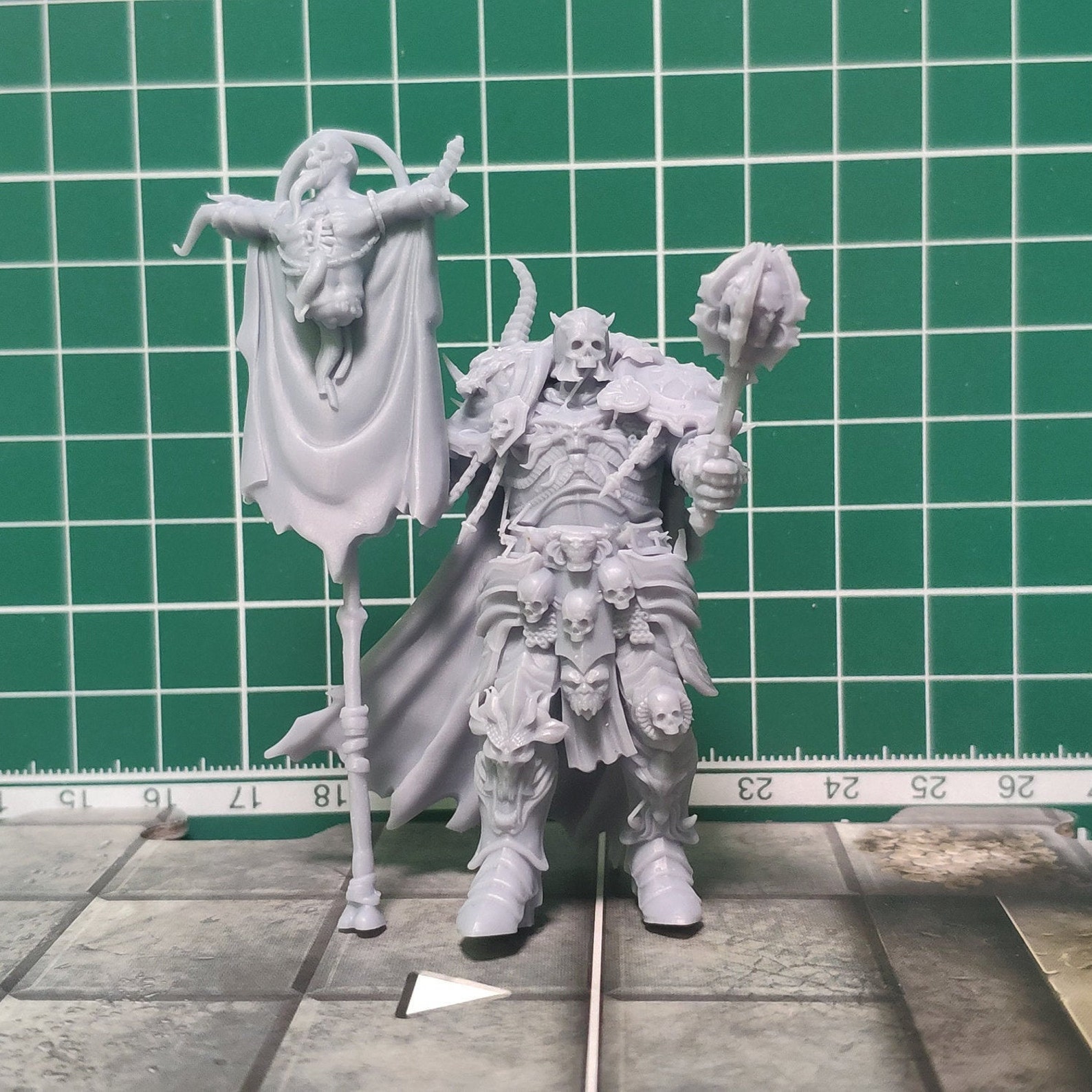 Knight by 3DArtGuy 3D Printed Fantasy Miniature D&amp;D | Etsy