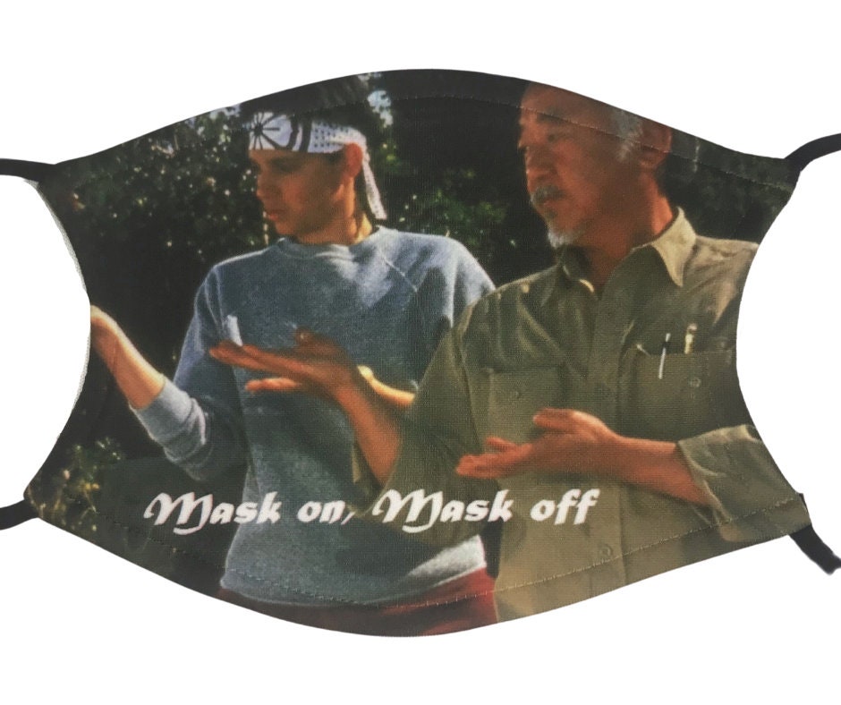 Karate Kid Mask On Mask Off regalo máscara facial que cubre Etsy