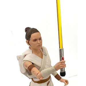 CUSTOM Replacement Lightsabers Kid Friendly Version. Great for your Star Wars Black Series 6 inch characters 1:12 Yellow