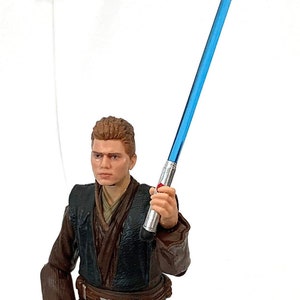 CUSTOM Replacement Lightsabers Kid Friendly Version. Great for your Star Wars Black Series 6 inch characters 1:12 Blue