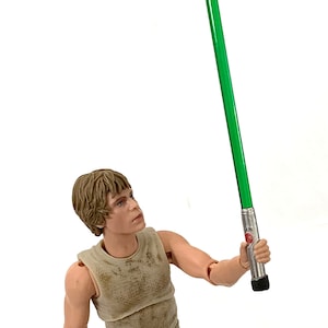 CUSTOM Replacement Lightsabers Kid Friendly Version. Great for your Star Wars Black Series 6 inch characters 1:12 Green