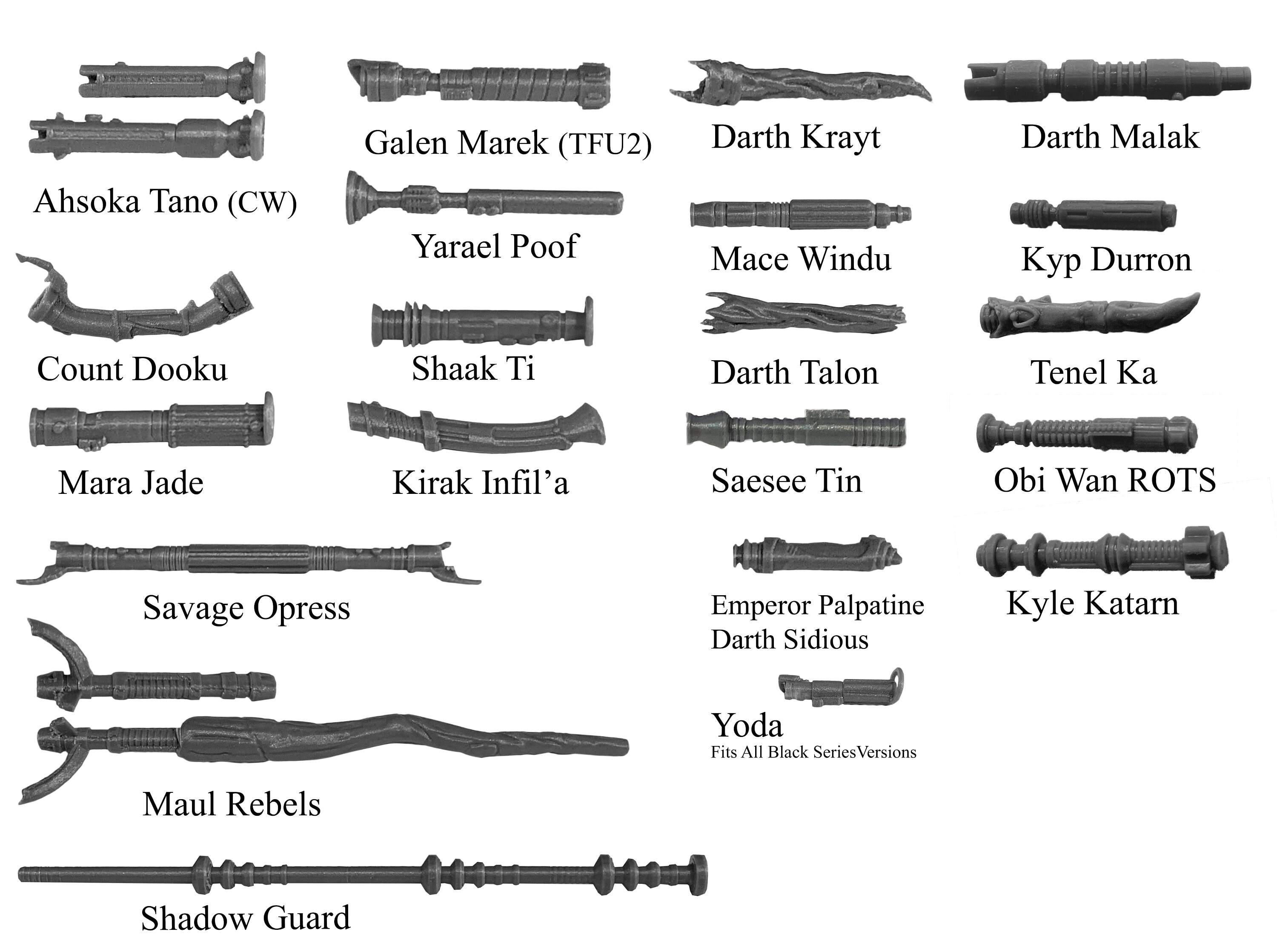 Darth Krayt Lightsaber