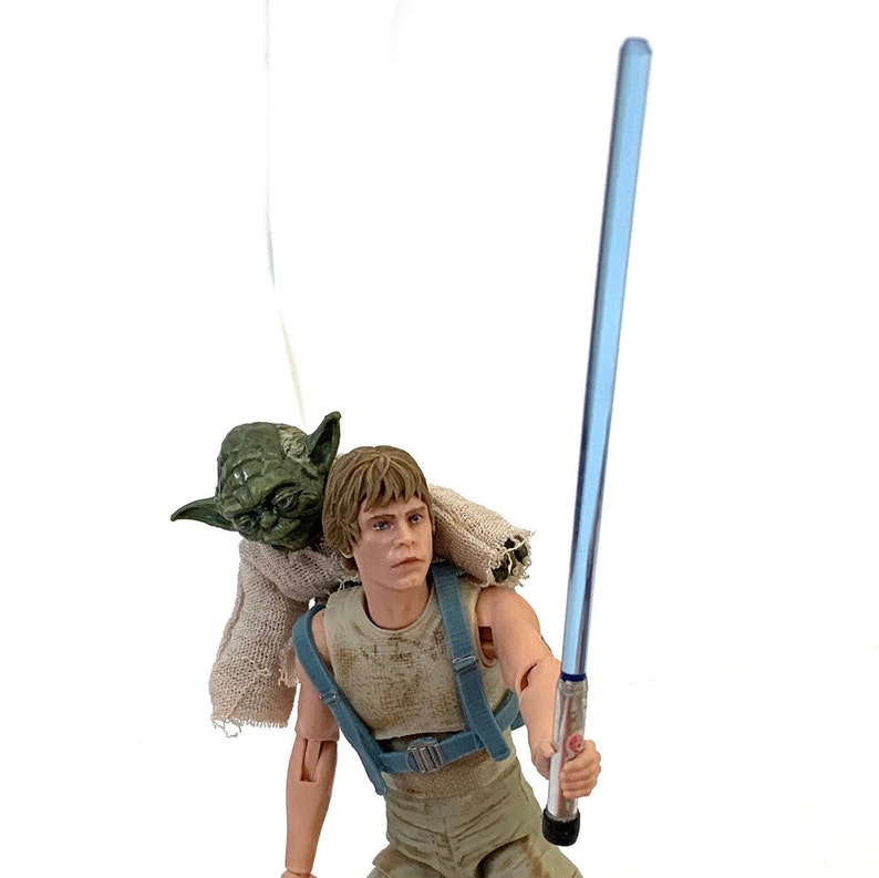 CUSTOM Replacement Lightsabers Kid Friendly Version. Great for your Star Wars Black Series 6 inch characters 1:12 Light Blue