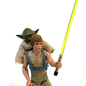 CUSTOM Replacement Lightsabers Kid Friendly Version. Great for your Star Wars Black Series 6 inch characters 1:12 Light Green