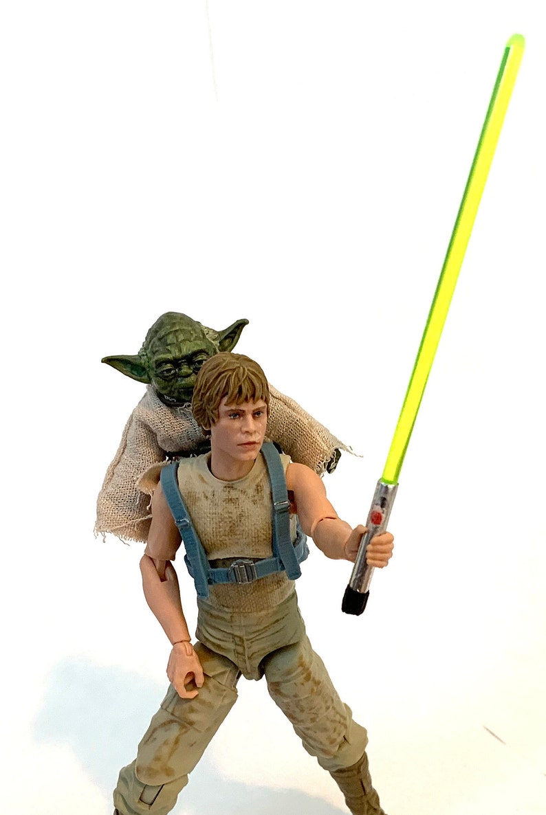 CUSTOM Replacement Lightsabers Kid Friendly Version. Great for your Star Wars Black Series 6 inch characters 1:12 Light Green