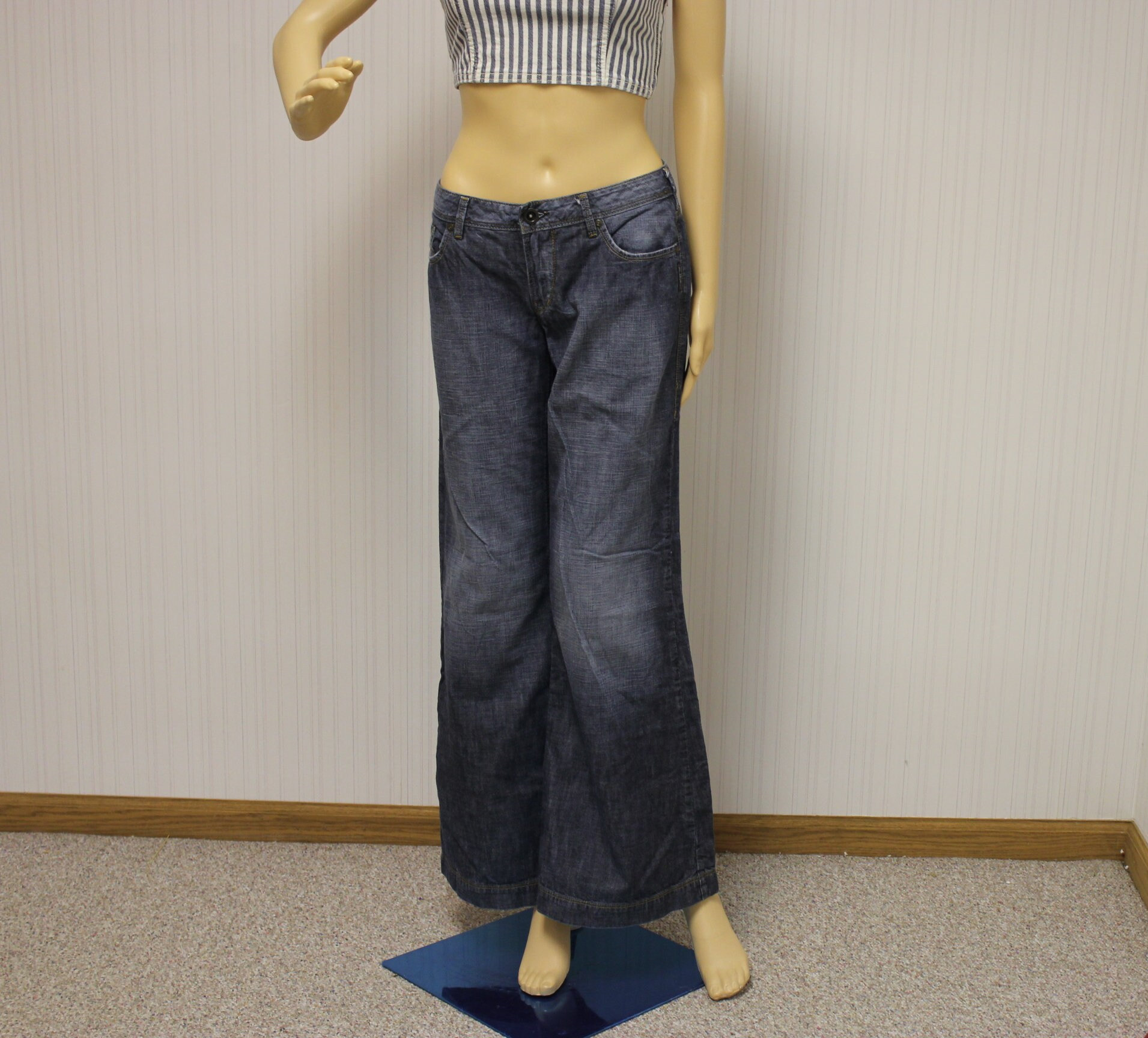 Vintage Low Rise Super Bell Bottoms — She & Wolf