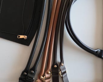 Crochet Bag Hardware Kit for Weekender Bags, Leather & Hardware Kit