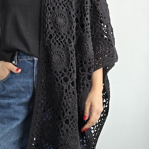 Handmade Colorful Crochet Shawl – Boho Lightweight Wrap – Soft & Cozy – Statement Accessory pre-order