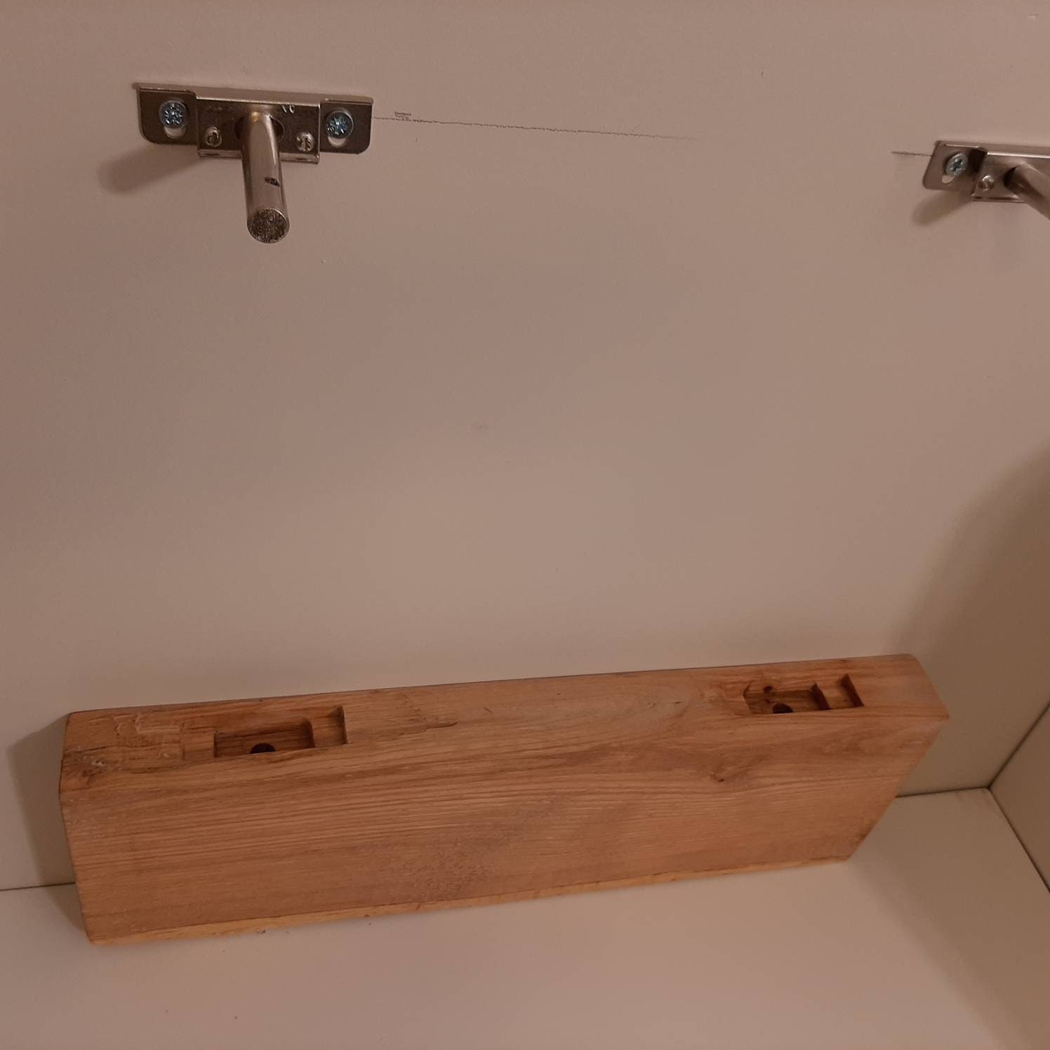 Estante flotante Roble shelf Estanteria roble macizo | Etsy