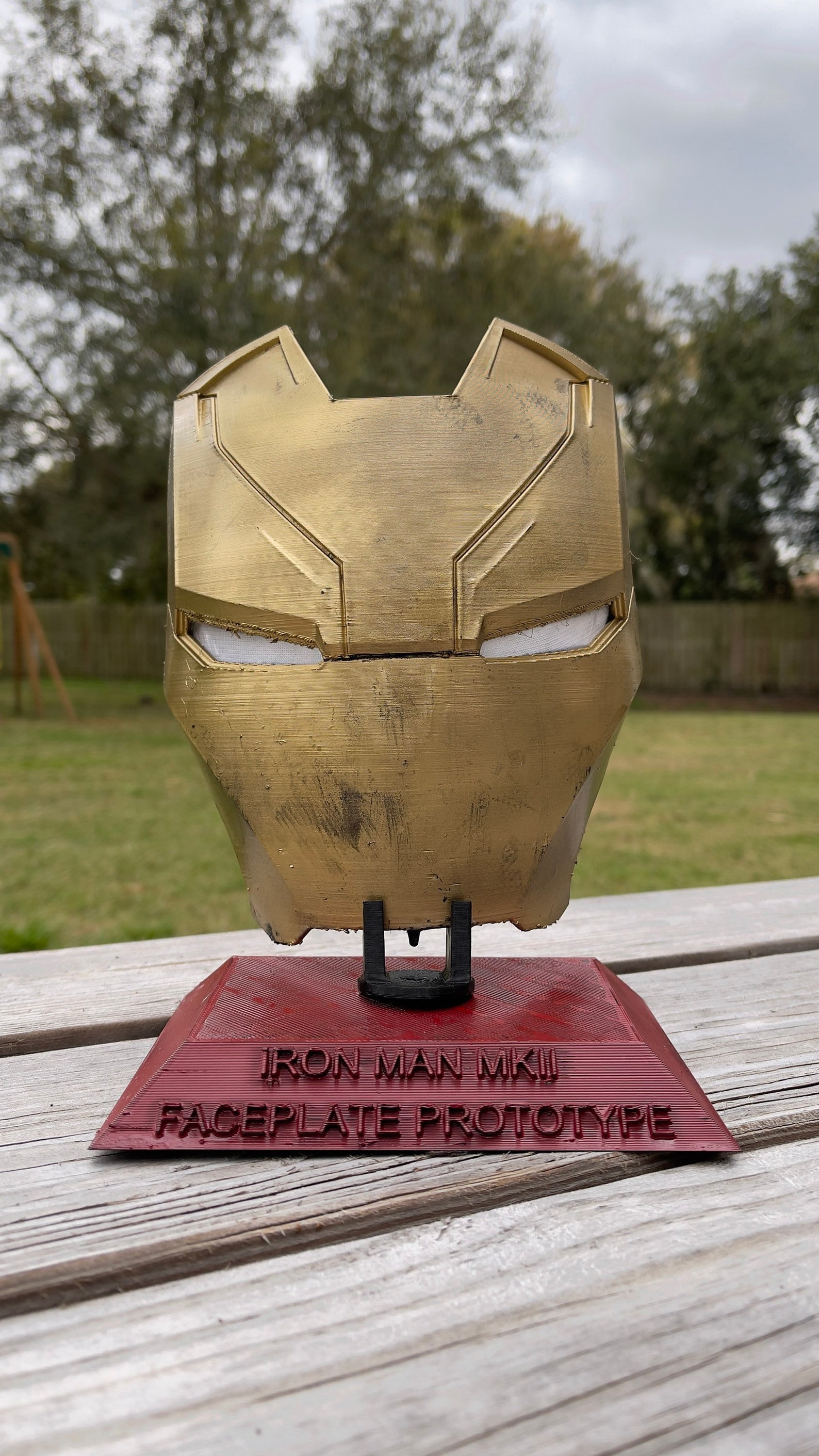 Ironman Faceplate Desk Lamp Etsy