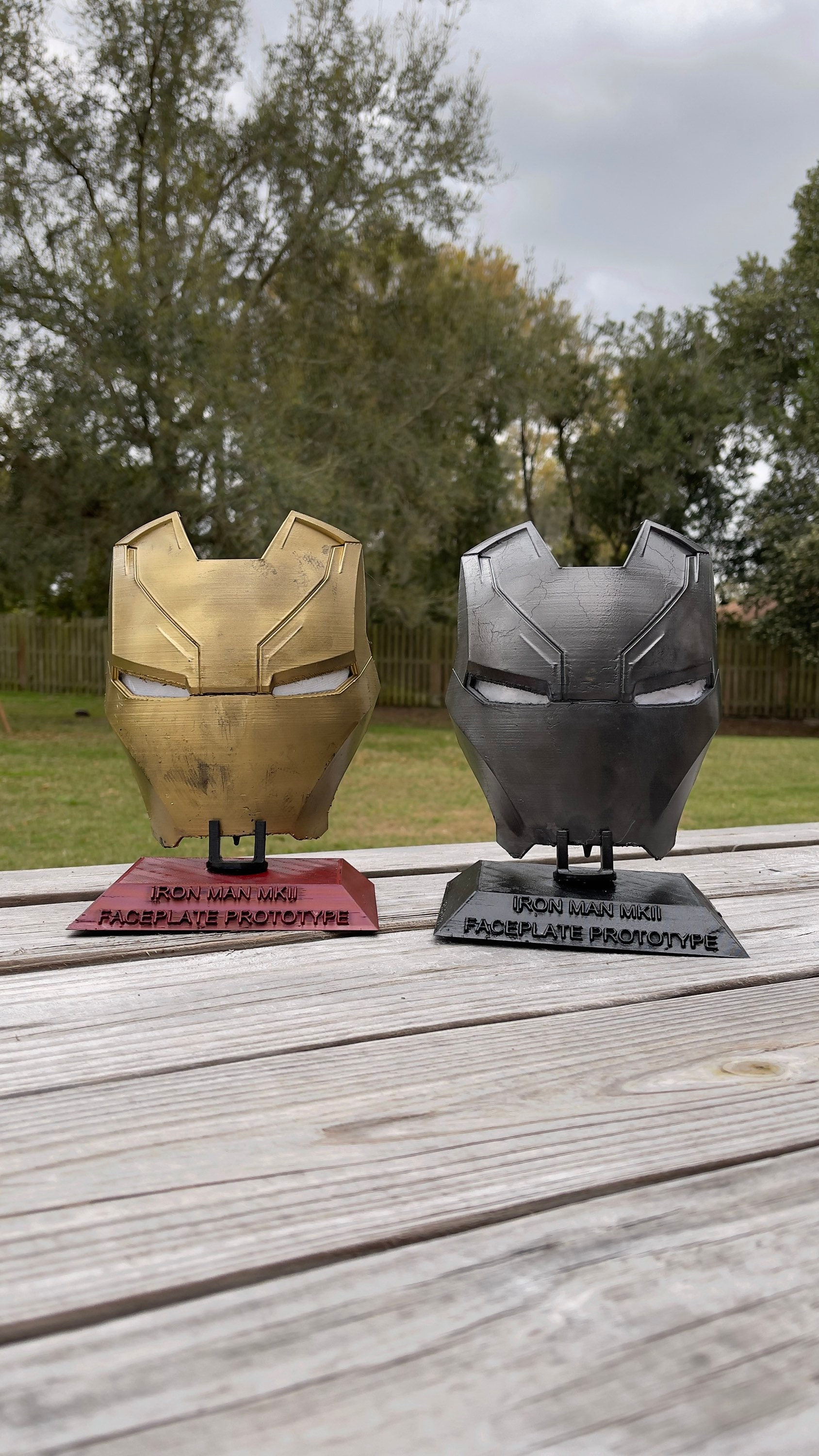 Ironman Faceplate Desk Lamp Etsy