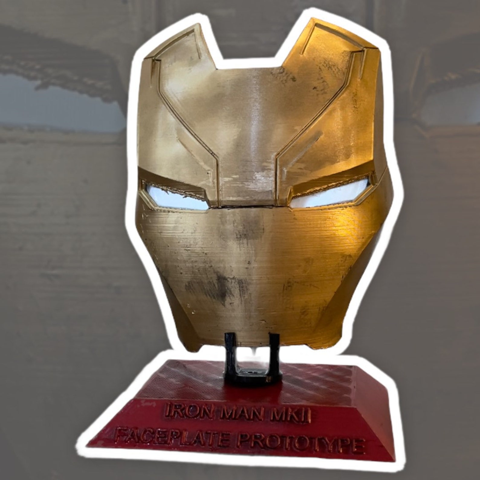 Ironman Faceplate Desk Lamp Etsy