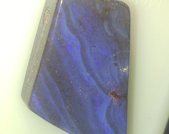Great Blue Drilled Boulder Opal Australia, 52ct