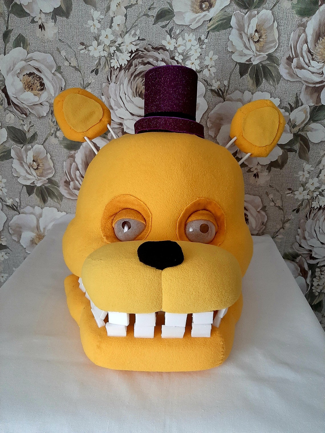 Mask costume spring trap Golden Freddy 5 nights of Freddy Etsy