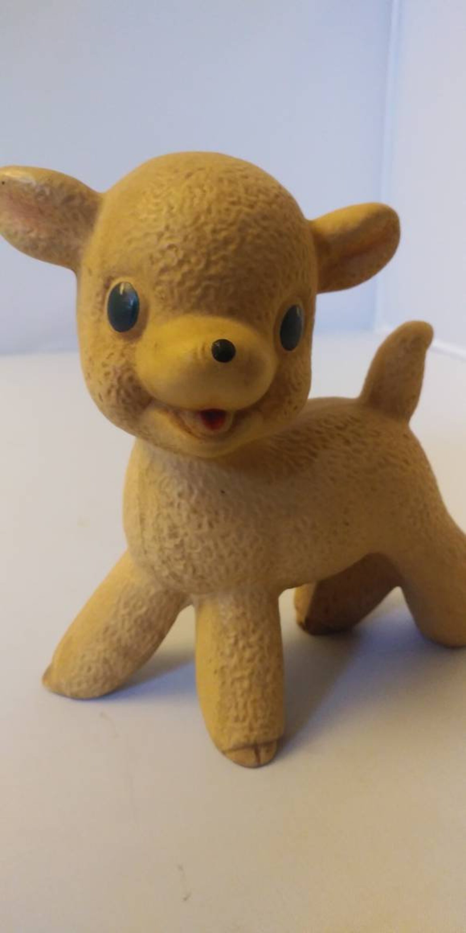 1950's Vintage Rempel Rubber Lamb Toy Etsy