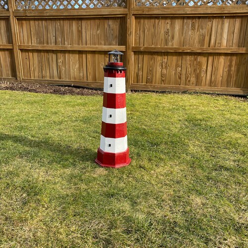 Solar Lighthouse Barnegat Light Etsy