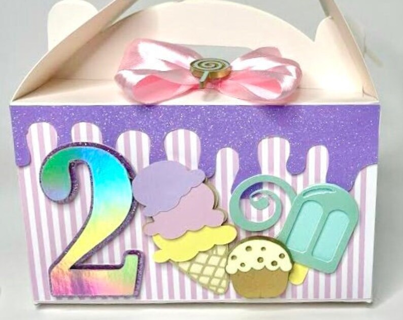 Donut Favor Boxes Donut Birthday Party Supplies Donut Party Favors Donut Decorations Treat Boxes Donut Decor Gif Boxes Custom