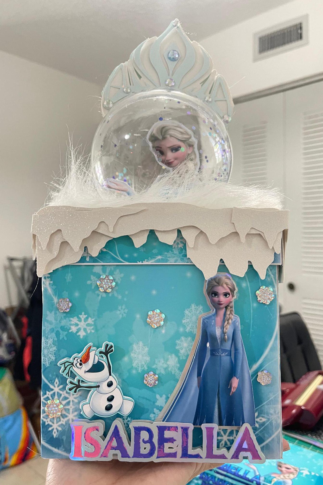 Frozen Favor Boxes, Frozen Princess Birthday Party, Personalized Favor ...