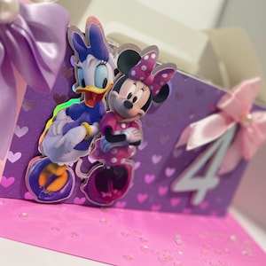 Minnie Mouse, Daisy Duck, Party Decor Minnie and Daisy, Minnie Mouse favor box, Favor Boxes Daisy Duck, Centerpiece Minnie