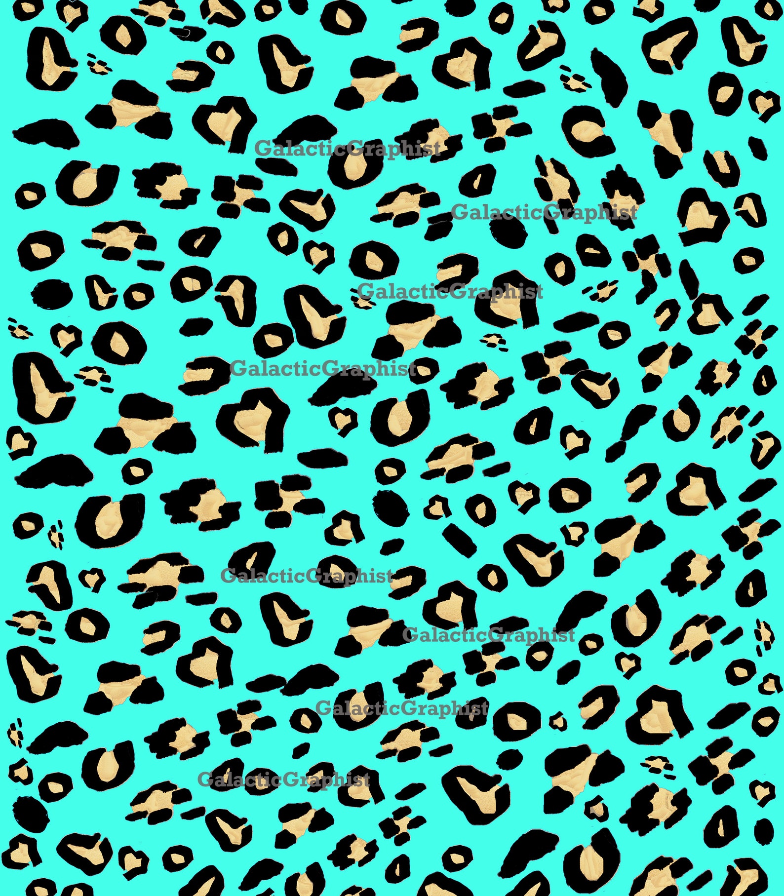 leopard print green top