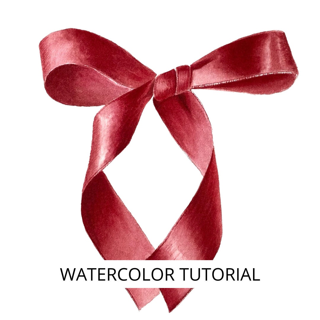 Learn How to Paint Bow Beginner Tutorial Art Techniques Etsy