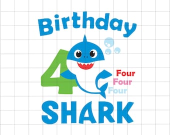Free Free 207 Birthday Boy Shark Svg SVG PNG EPS DXF File
