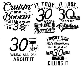 Download Funny 30th Svg Etsy