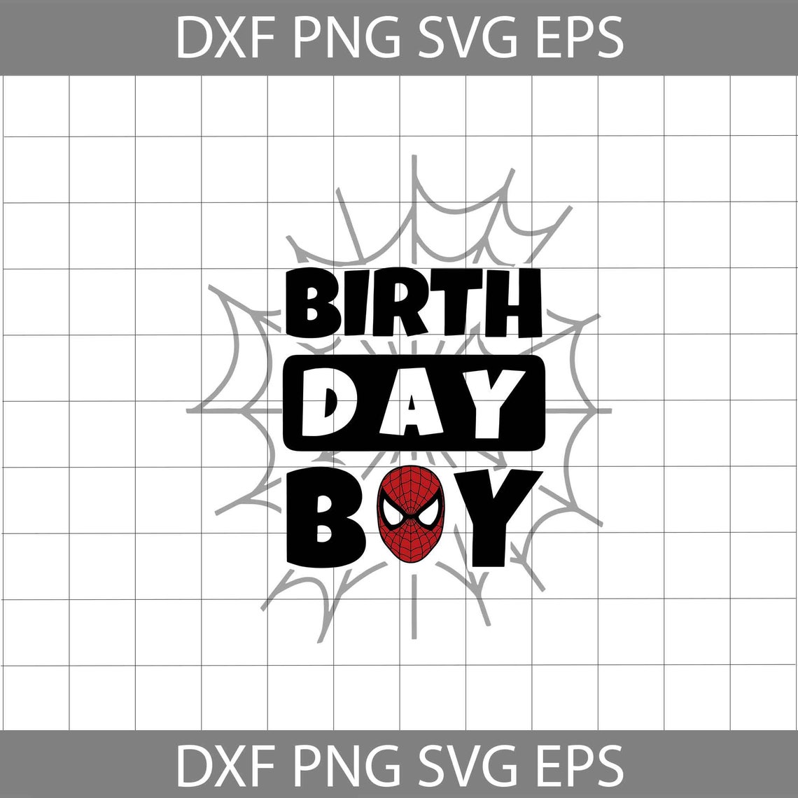 Download Spiderman Birthday Boy Svg Spiderman Svg Cricut File | Etsy