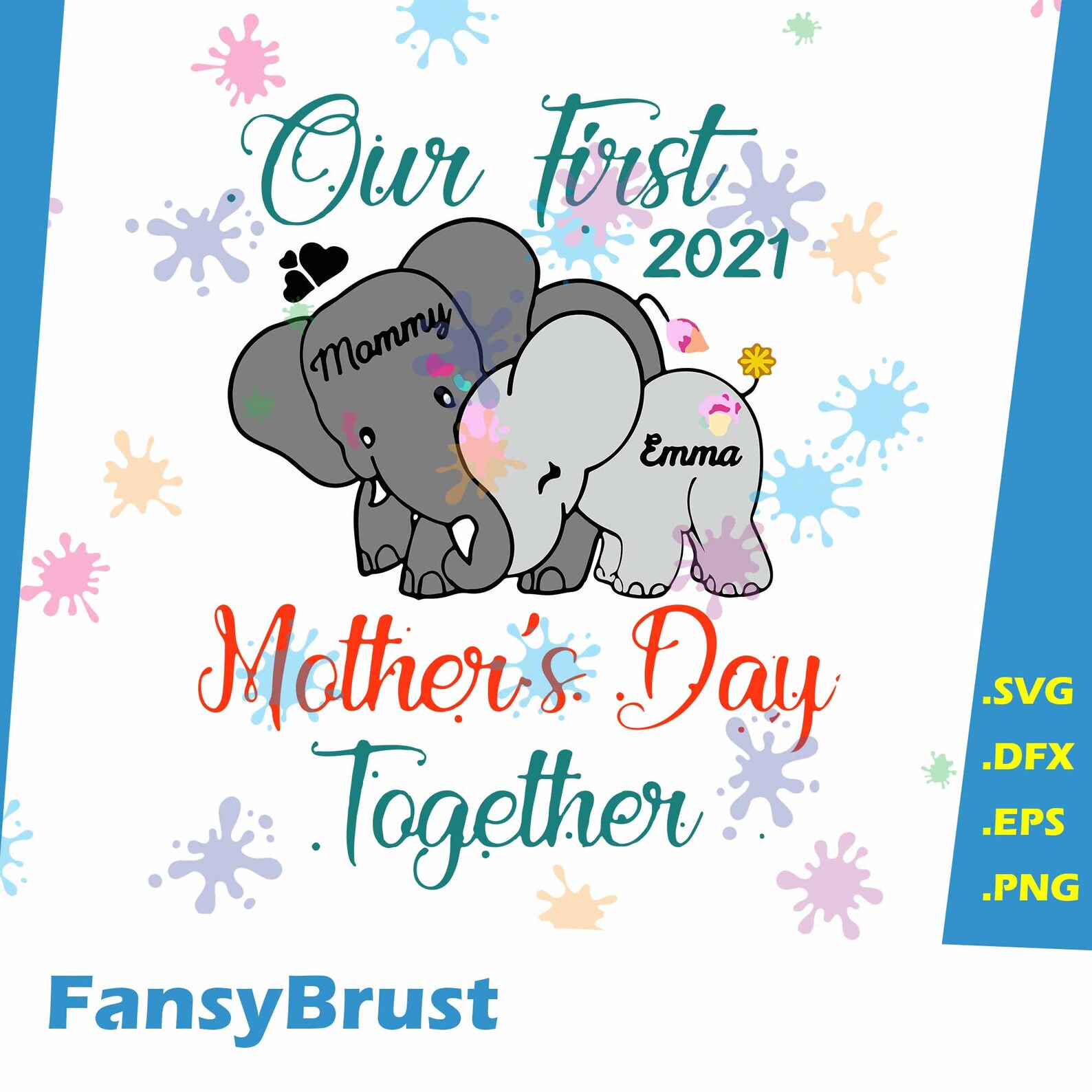 Download Our First 2021 Mother's Day Together Svg Mother's day | Etsy