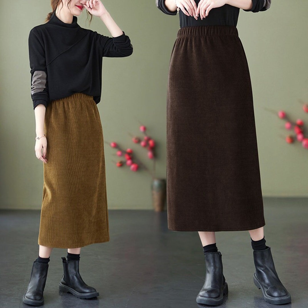 More & More / Damen-Rock / Soft Corduroy Skirt main image 1
