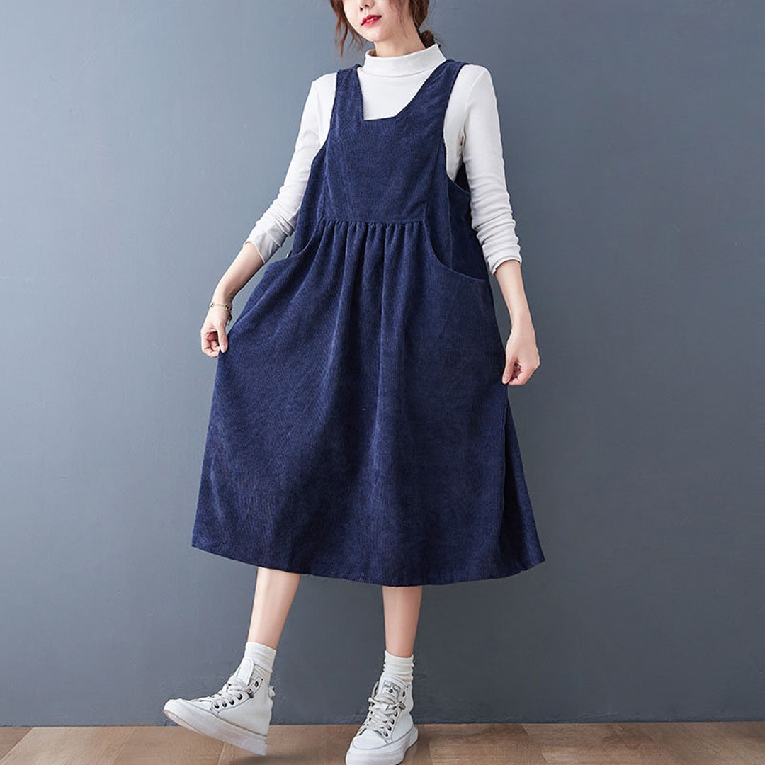 ZANZEA Women's Suspender Skirt Loose Dungaree Strappy Long Shirt Dress Plus  Size | eBay