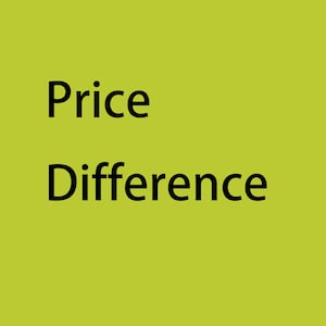 Price difference