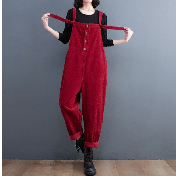 Corduroy top jumper pants