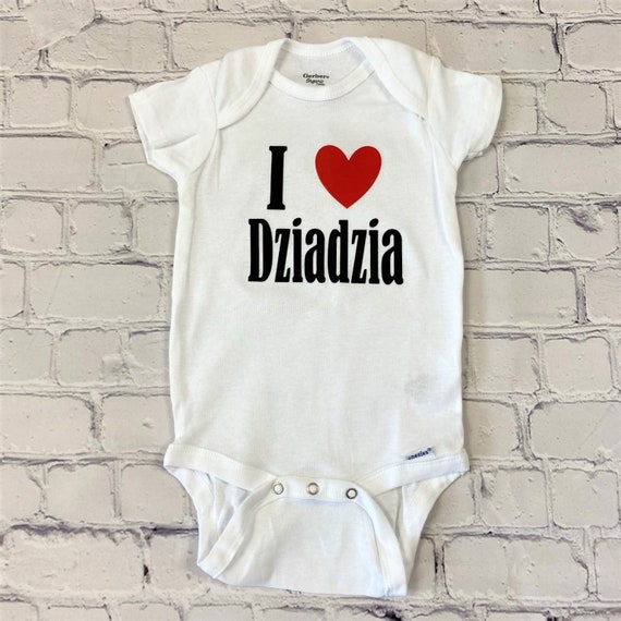 Cafepress - Dziadzia And Busia Infant Bodysuit - Baby Light Bodysuit, Infant Unisex, Size: 3-6 Months, White