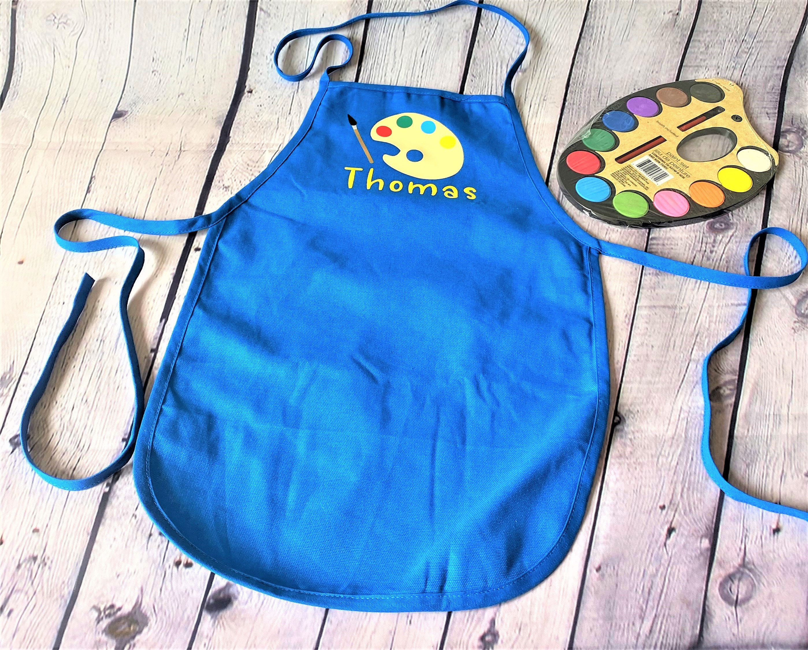 Personalized Kids Art Apron Custom Children's Craft Art Etsy
