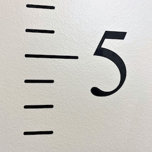 Wall Ruler Vinyl Sticker Growth Chart - Etsy