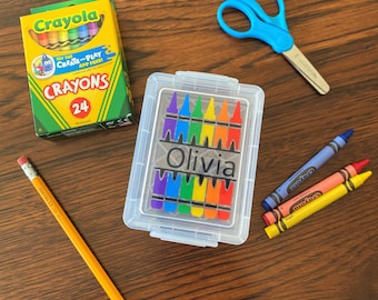 Personalized Name Crayon Case