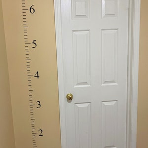 Wall Ruler Vinyl Sticker Growth Chart - Etsy