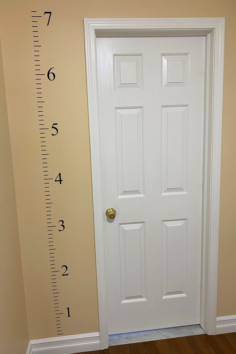 Wall Ruler Vinyl Sticker Growth Chart | Etsy