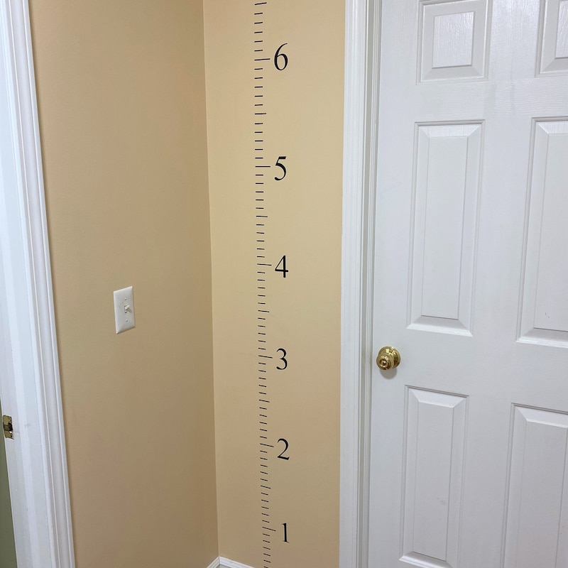 Wall Sticker for Measuring Height - Etsy