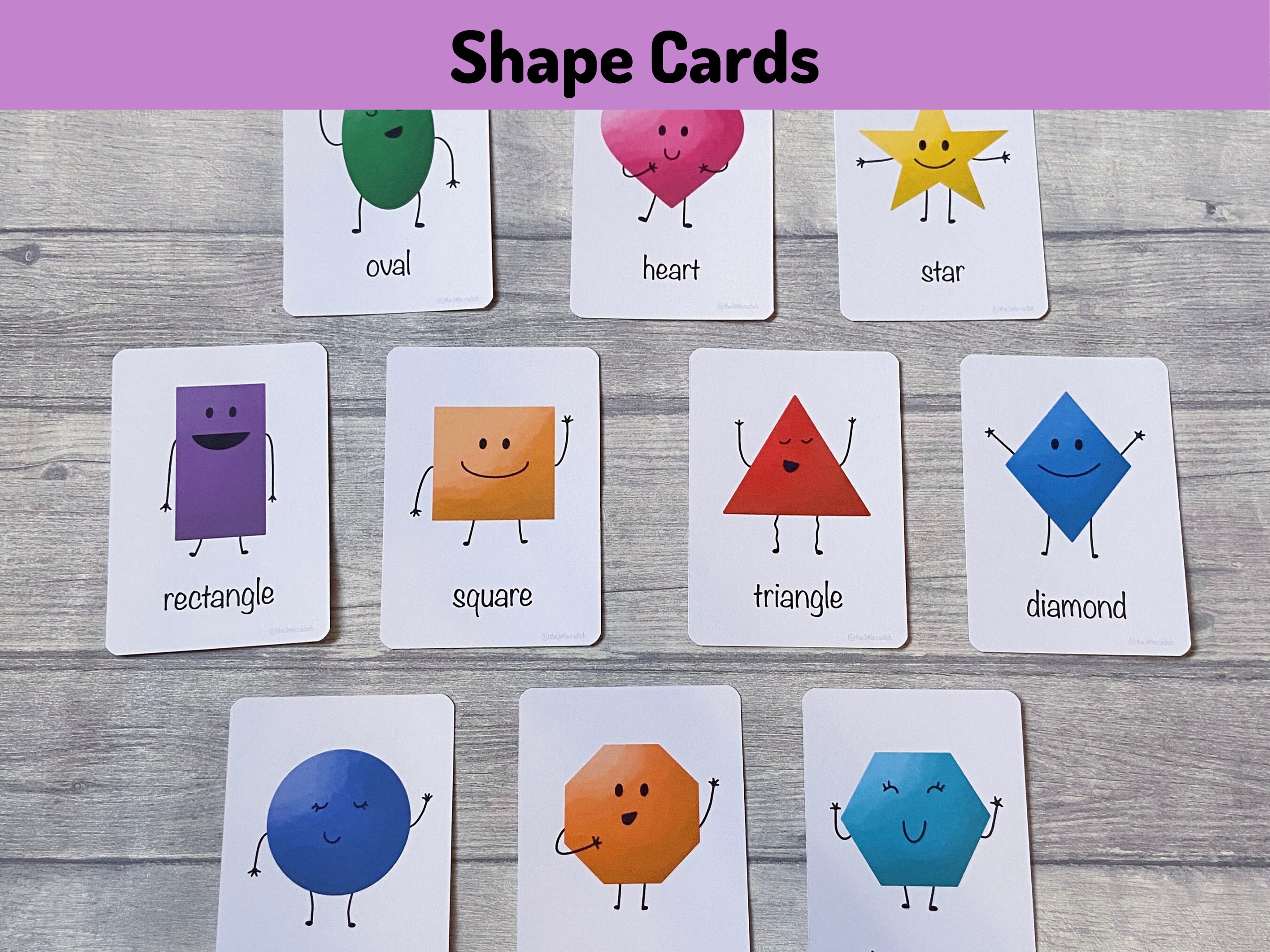 Digital File Shape Puzzle and Shape Stencils Early Education Play