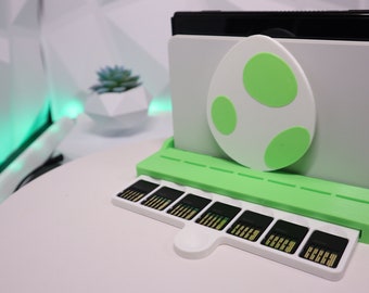 Nintendo Switch Game Holder | Yoshi Dock Stand | Fan Art