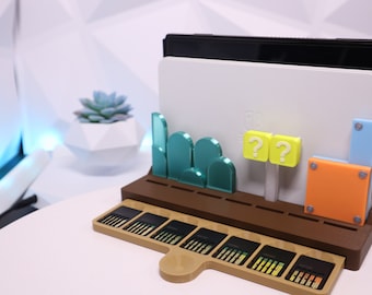 Nintendo Switch Game Holder | Super Mario Dock Stand | Fan Art