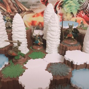 Heroscape - Evergreen Trees (5 Piece) [custom] - Etsy