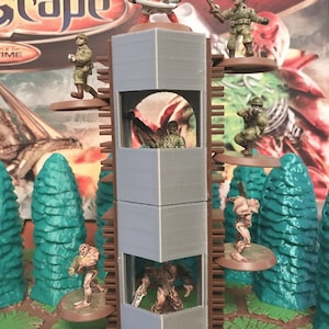 Heroscape Terrain - Stackable 1hex Bunker (1 Piece) [Custom]