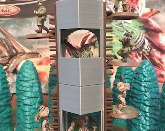 Heroscape Terrain - Stackable 1hex Bunker (1 Piece) [Custom]
