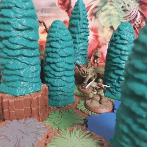 Heroscape - Evergreen Trees (5 Piece) [custom] - Etsy