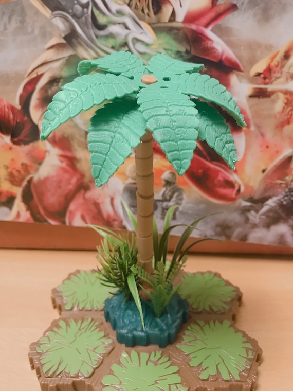 Heroscape Ticalla Jungle Palm Tree 1 Piece custom - Etsy