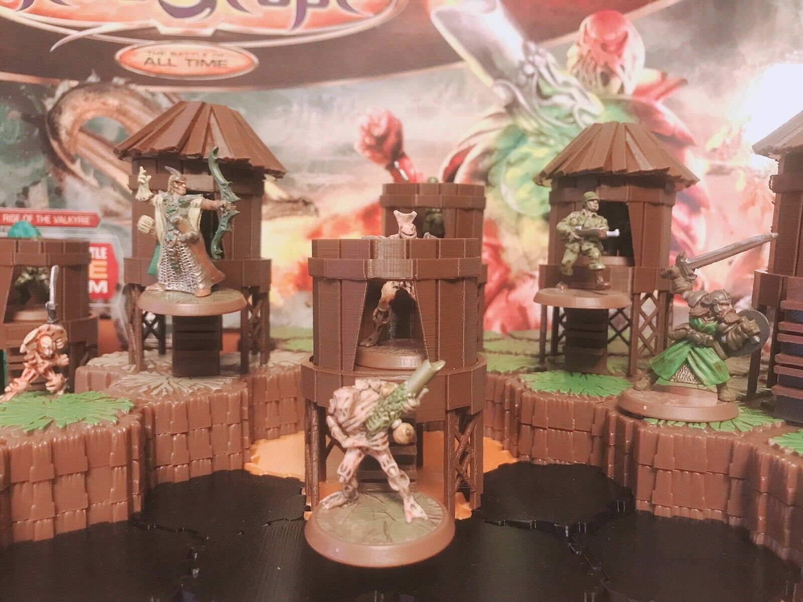 Heroscape Terrain - Watch Tower (1 stuk) [Aangepast]