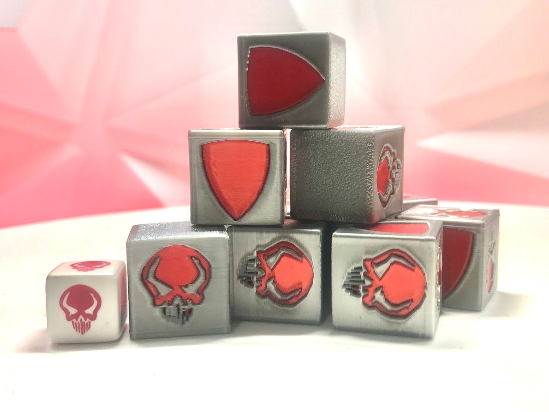Heroscape Dice 10 Pieces custom Etsy